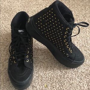 Platform Vans ☠️🖤